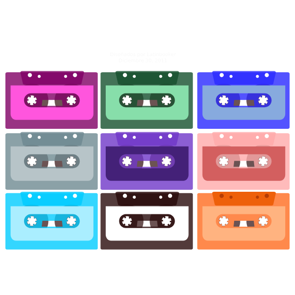 Audio tapes cassettes